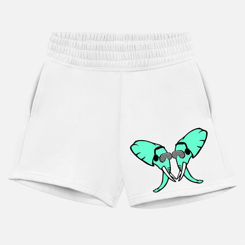 2 DJ Elephant Heads Sunglasses Face Team Friends