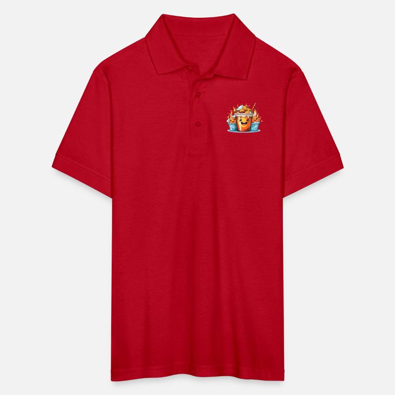 A cute kawaii style cinema soda cup with a smiling