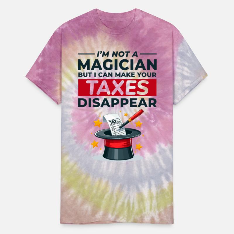 Accountant Magician Making Taxes Disappear Funny