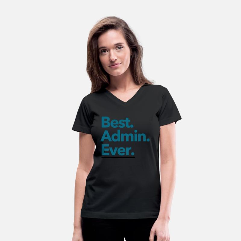Best. Admin. Ever. - Teal Text Design