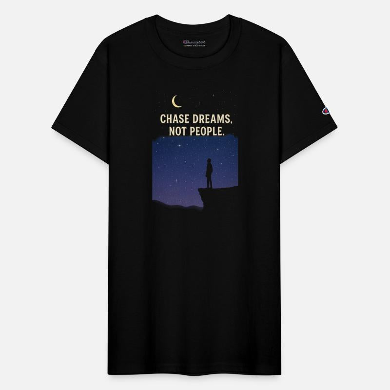 Chase Dreams Not People – Motivational Night Sky A