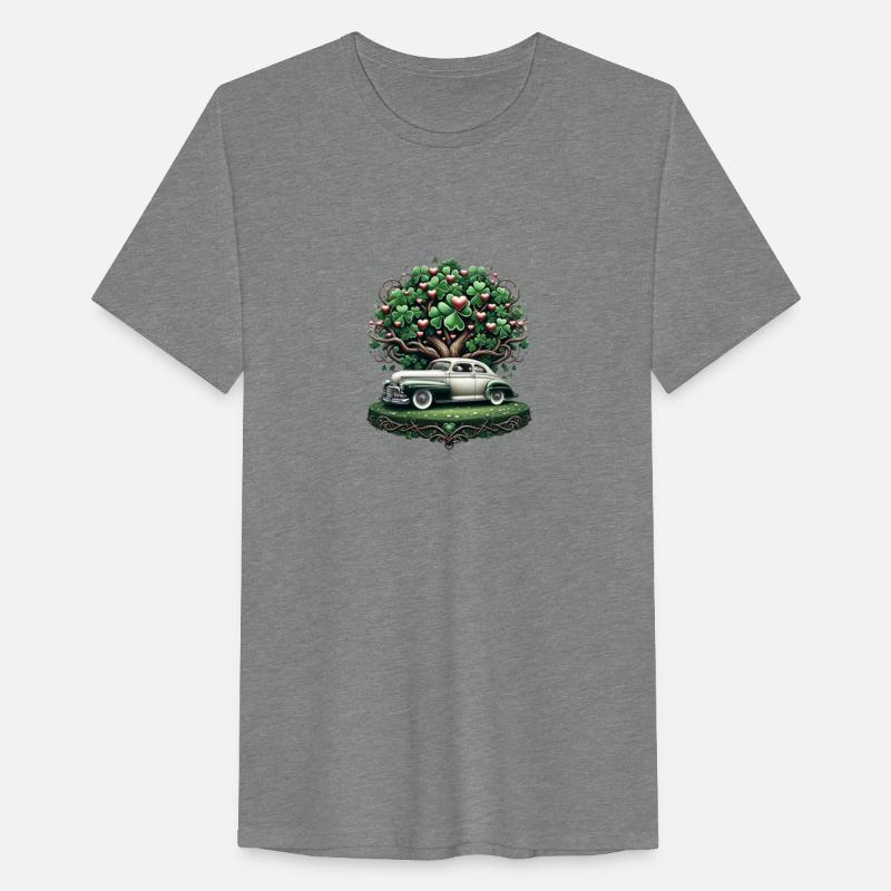 Clover with Vintage Car, Vintage Love