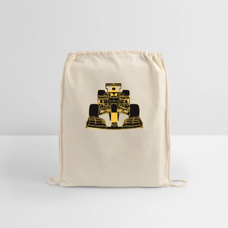 Racing car formula racing car yellow