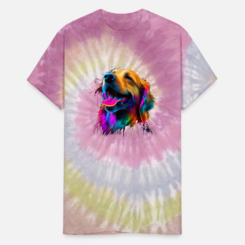 Rainbow Golden Retriever Designer