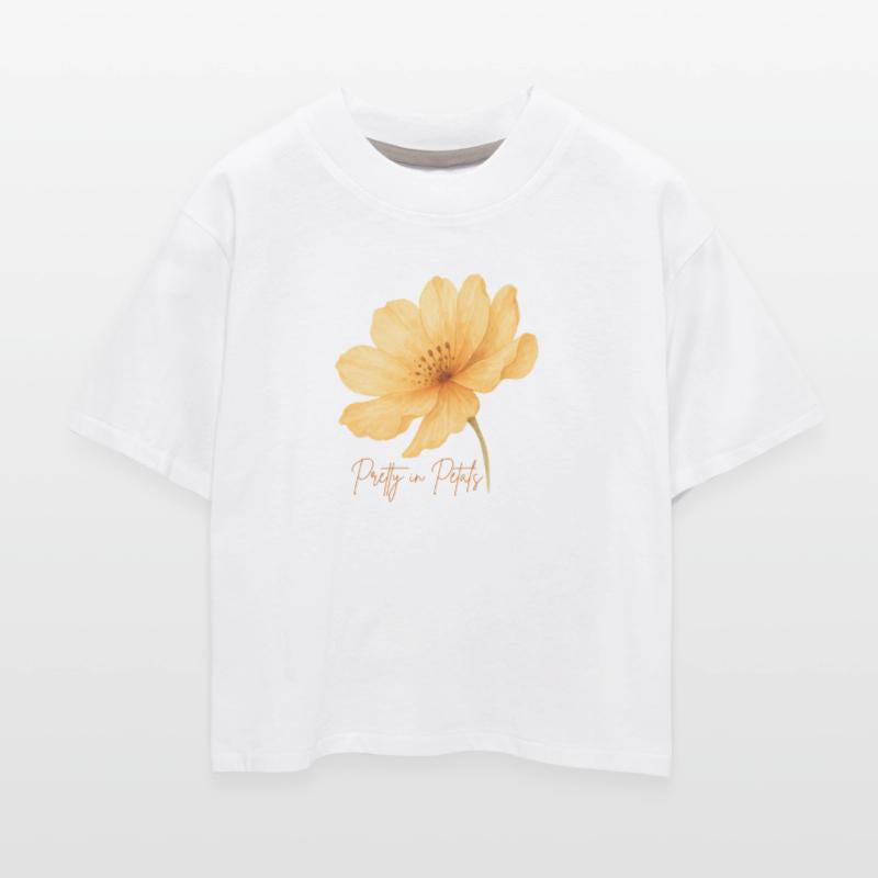Soft Peach Floral with Handwritten Text