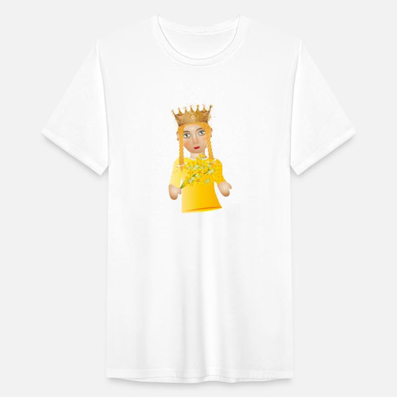 The beautiful princess as a puppet theater figure