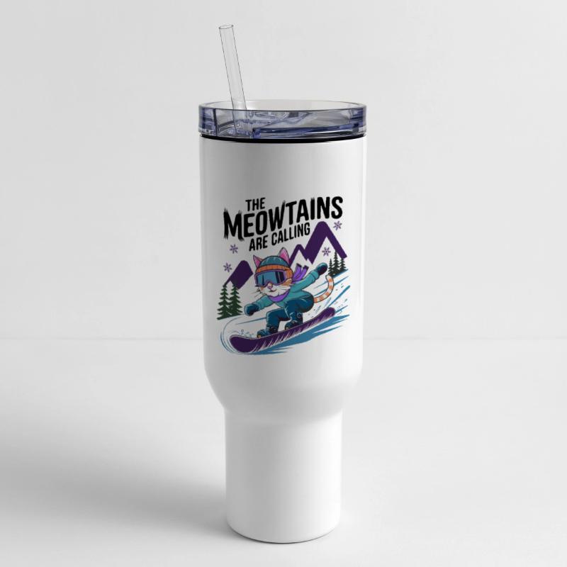 winter feline snowboarding adventure