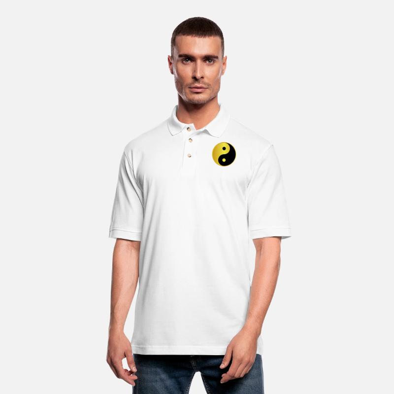 Yin and Yang symbol | Gold asian philosophy zen