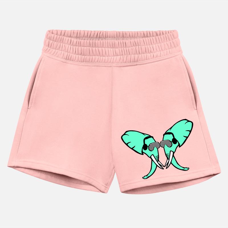 2 DJ Elephant Heads Sunglasses Face Team Friends