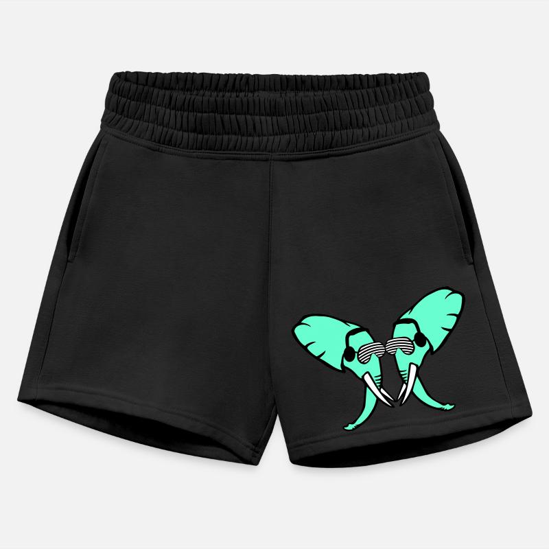 2 DJ Elephant Heads Sunglasses Face Team Friends