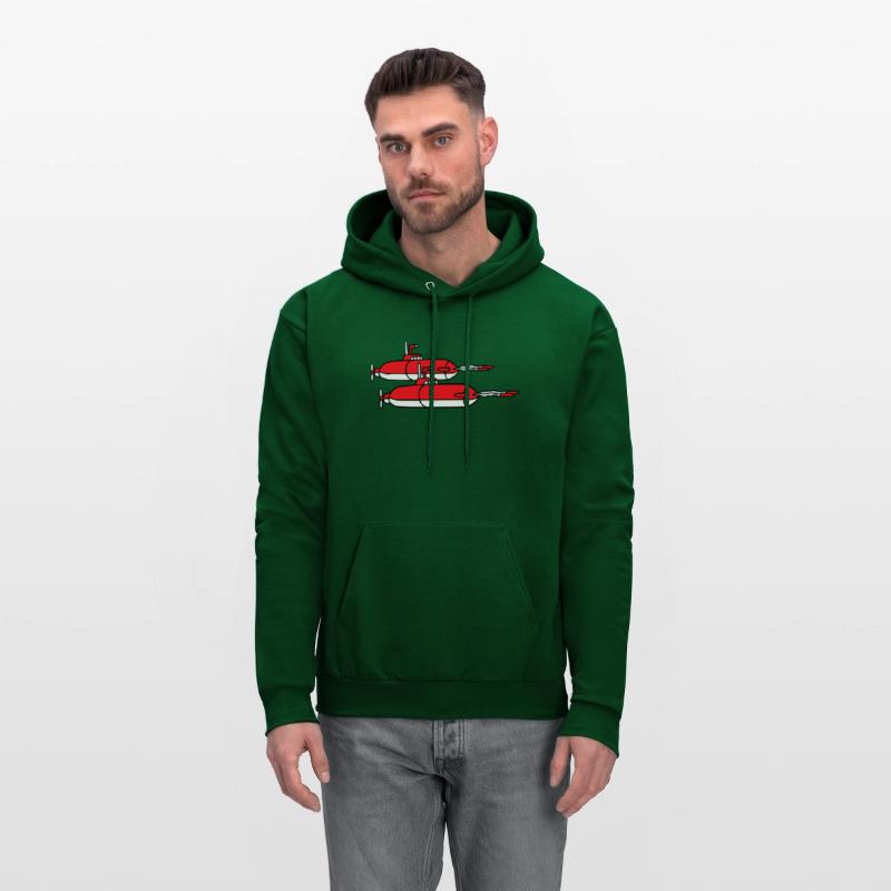 2 Military Submarines Shooting Two Torpedo Missile