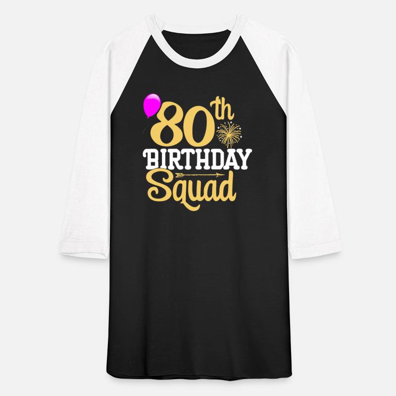 80th Birthday Squad Party Balloon Fireworks Family