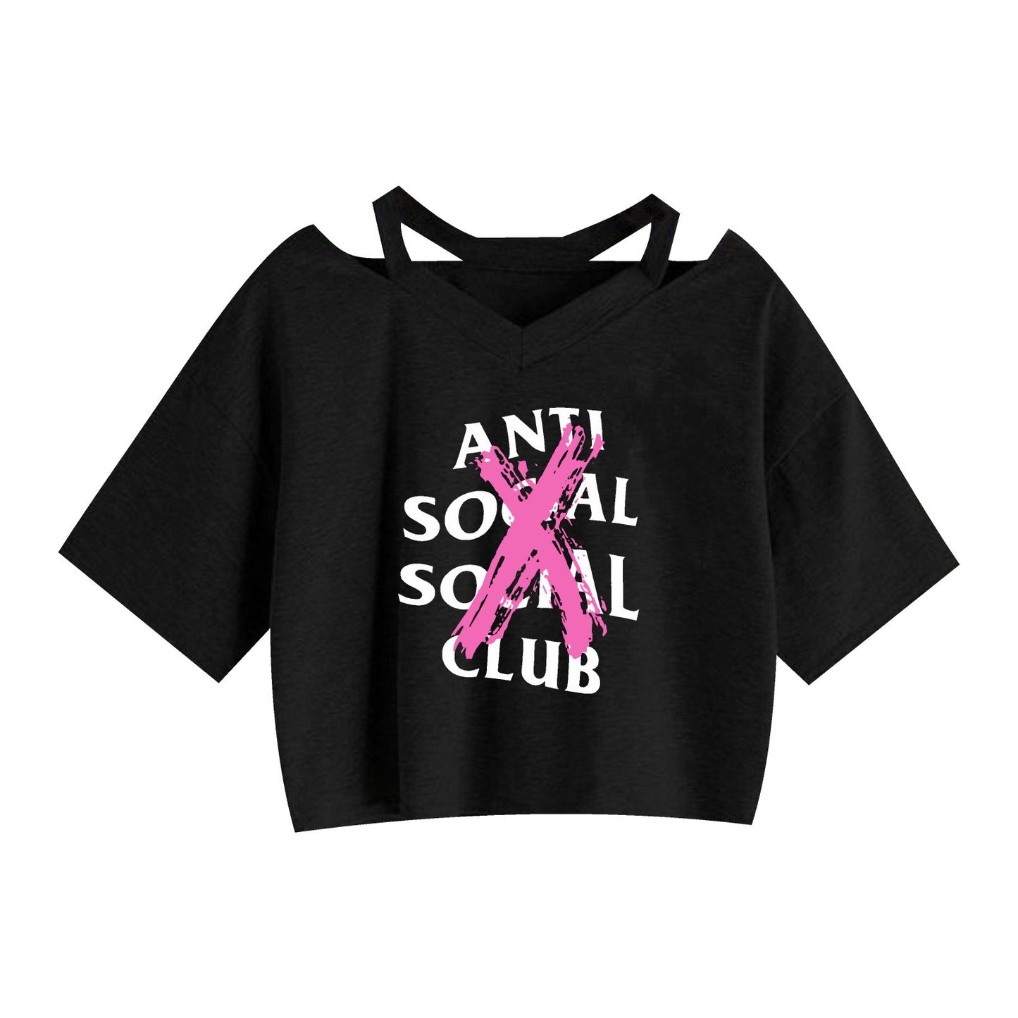 Floral Print Crop Tank Top for Women by ANTI SOCIAL SOCIAL CLUB