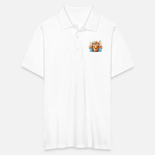 A cute kawaii style cinema soda cup with a smiling