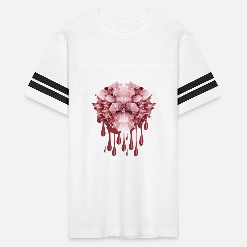 abstract pink carnation with dripping effect