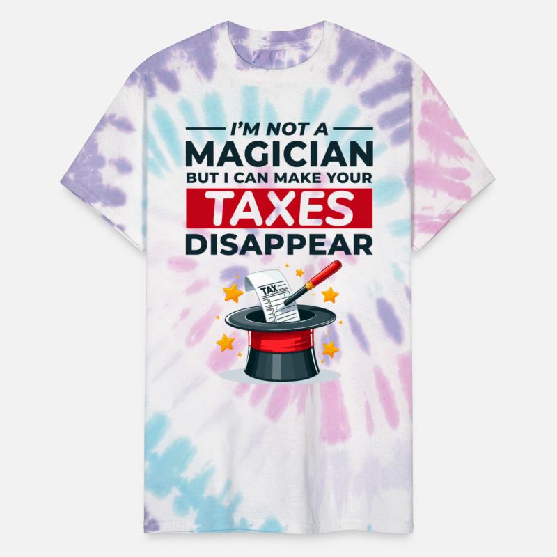 Accountant Magician Making Taxes Disappear Funny