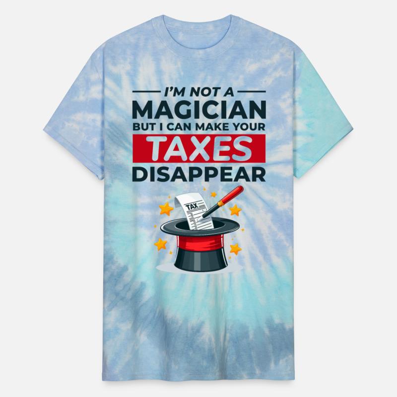 Accountant Magician Making Taxes Disappear Funny