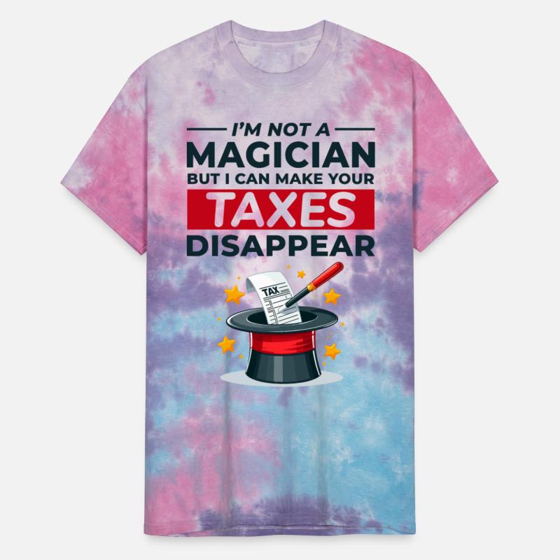 Accountant Magician Making Taxes Disappear Funny