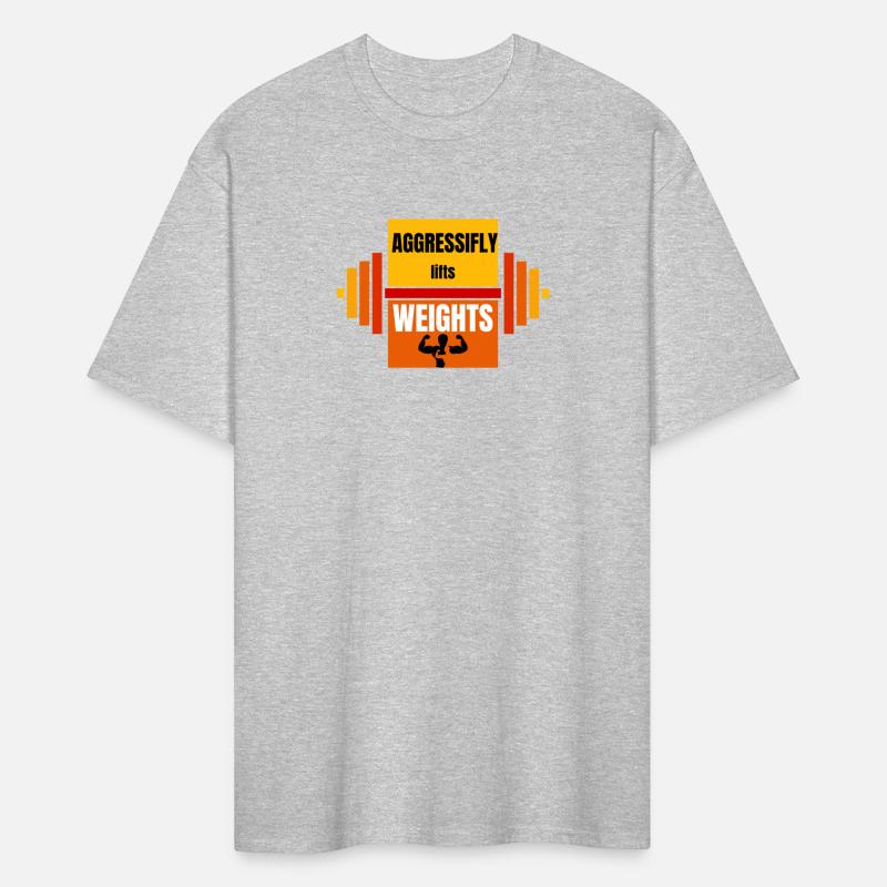 aggressifly lifts weights