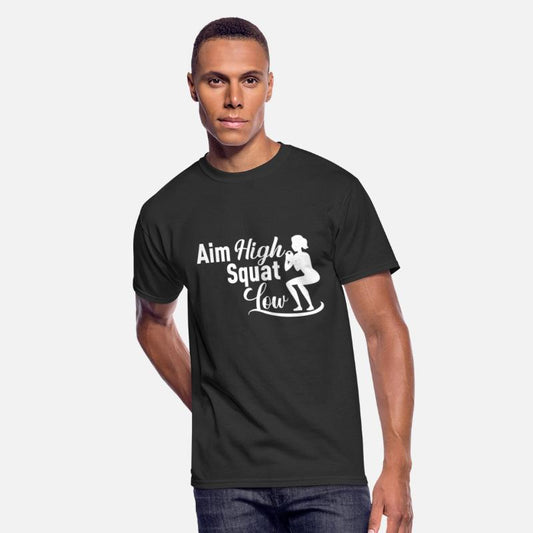 Aim high squat low, squat lover, gym gift idea