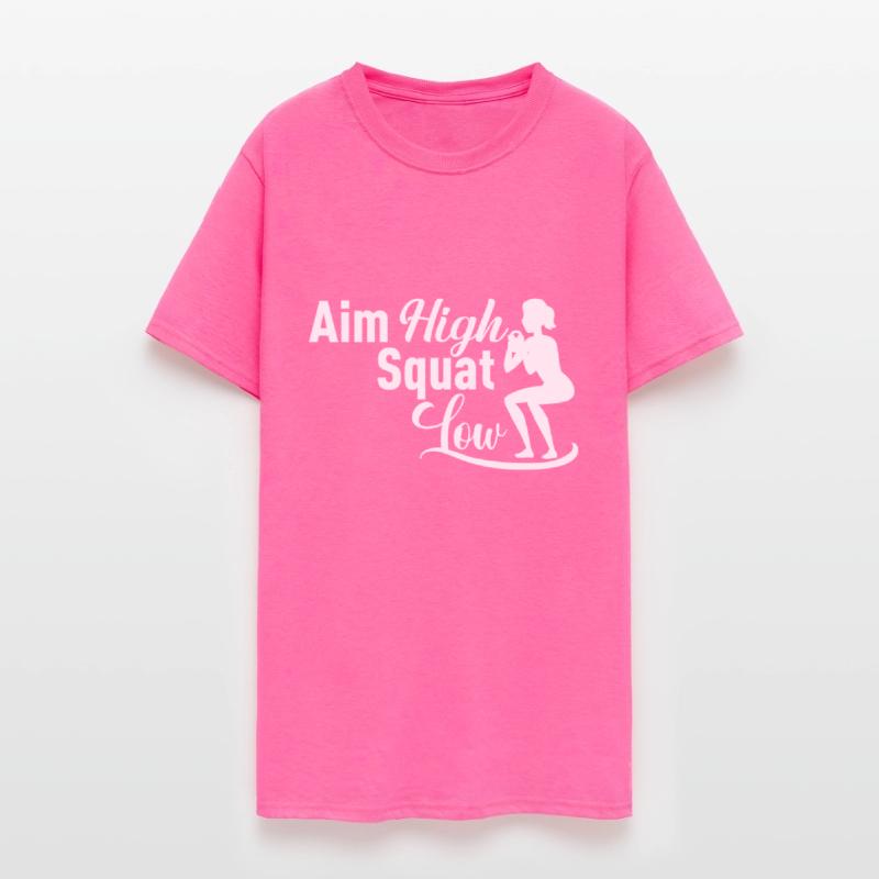 Aim high squat low, squat lover, gym gift idea