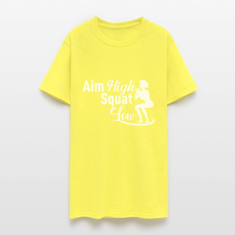 Aim high squat low, squat lover, gym gift idea
