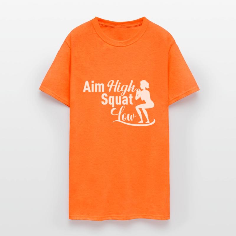 Aim high squat low, squat lover, gym gift idea