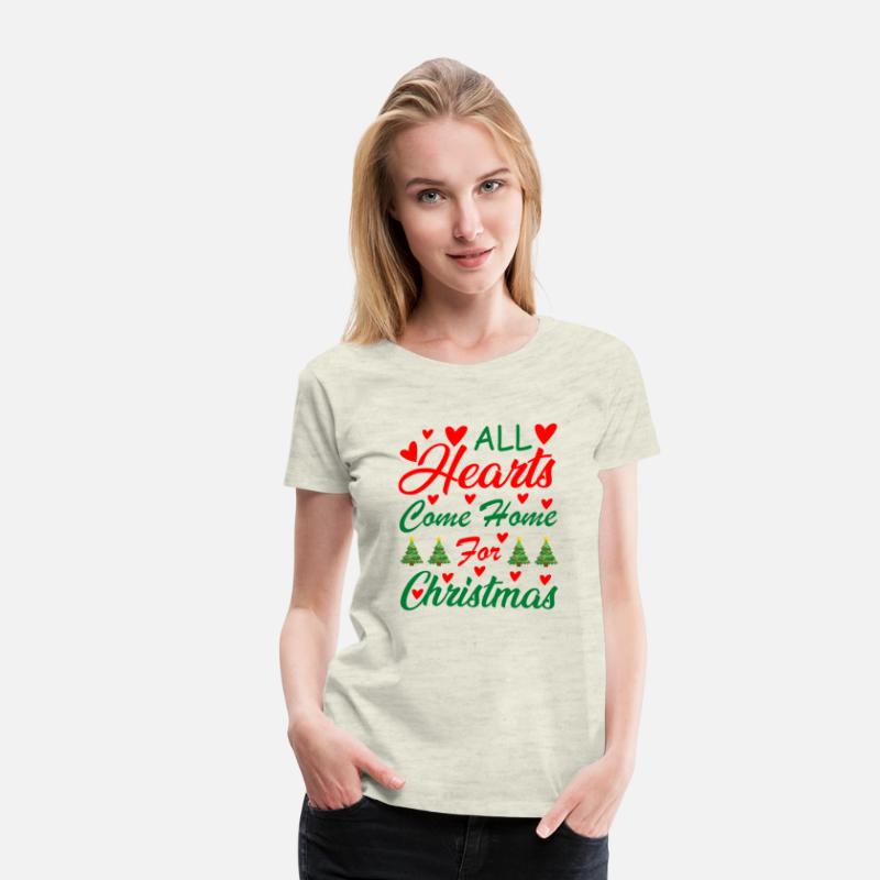 All Hearts Come Home For Christmas Xmas Wear Art