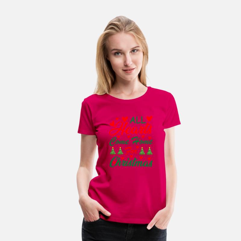 All Hearts Come Home For Christmas Xmas Wear Art