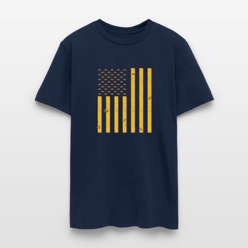 American Flag Honeycomb Honey Bee Beekeeping