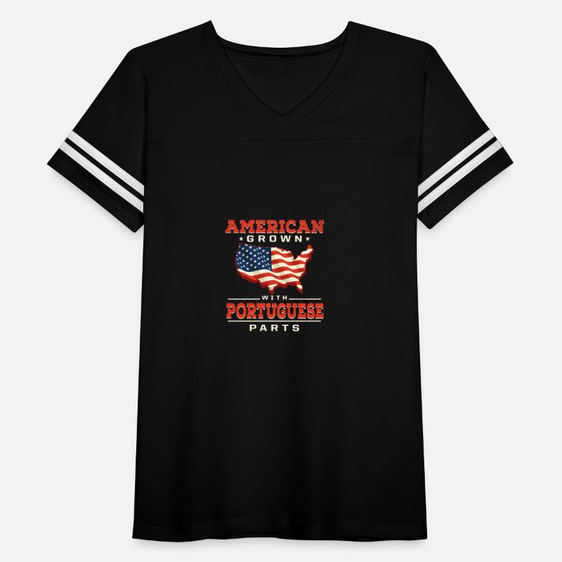 American Grown with Portuguese Parts Patriotic Por