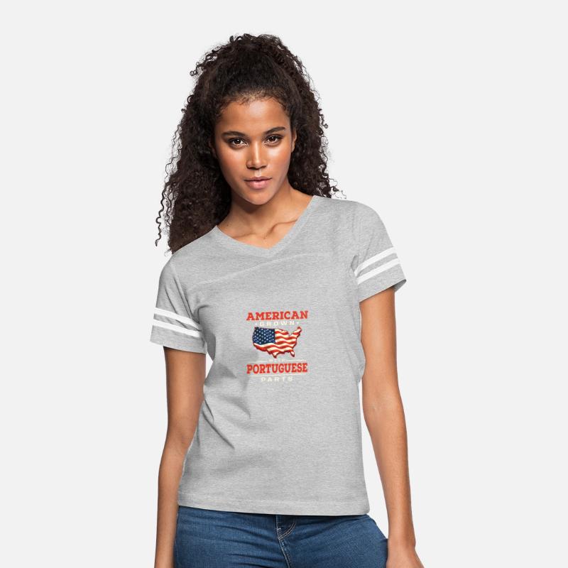 American Grown with Portuguese Parts Patriotic Por