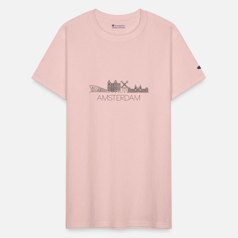 Amsterdam Skyline Elegant Line Art Design