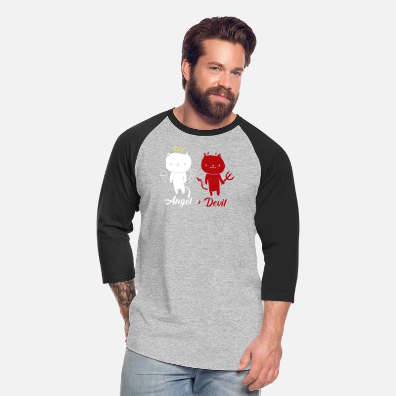 Angel And Devil Cat T-shirt