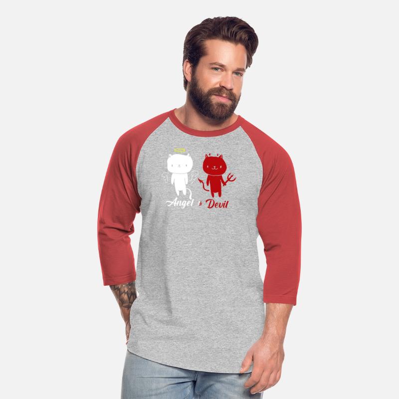 Angel And Devil Cat T-shirt
