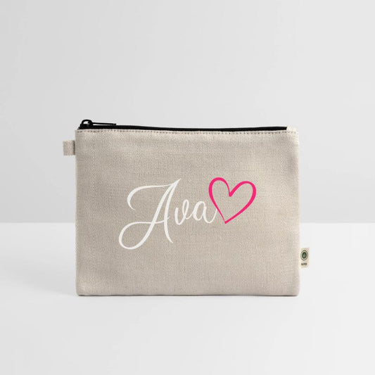 Ava Name Pink Heart