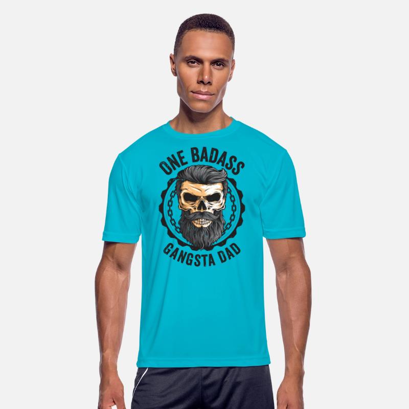 Badass Dad Gangsta Skull Children Grandpa Kids