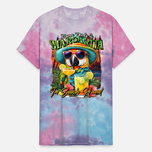 Balanced Diet is A Margarita in Eachs Hands Parrot