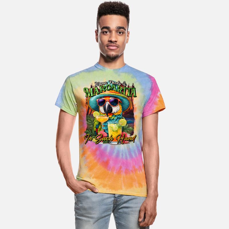 Balanced Diet is A Margarita in Eachs Hands Parrot