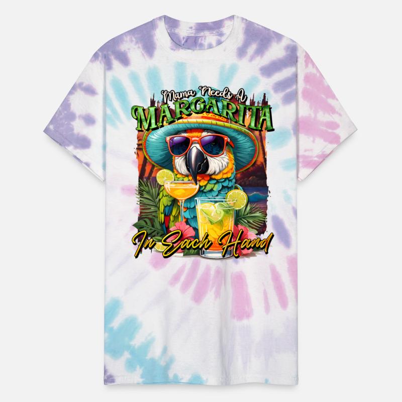 Balanced Diet is A Margarita in Eachs Hands Parrot