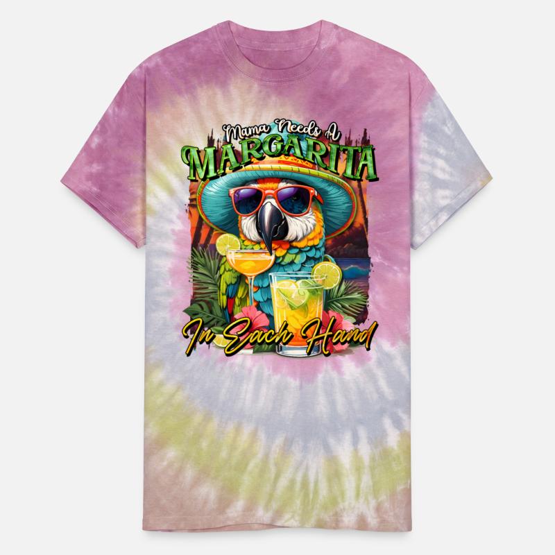 Balanced Diet is A Margarita in Eachs Hands Parrot