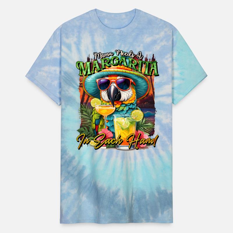 Balanced Diet is A Margarita in Eachs Hands Parrot