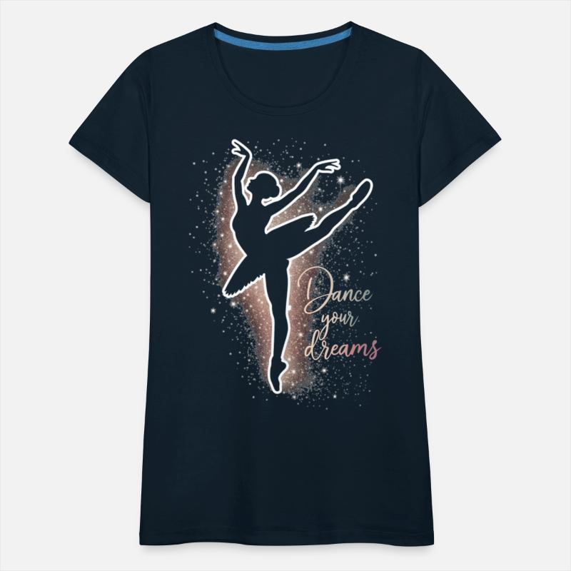 Ballerina Outline Dance Shirt – Transparent Balle