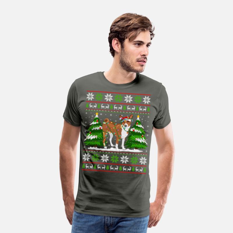 Basenji Dog Christmas Tree Lights