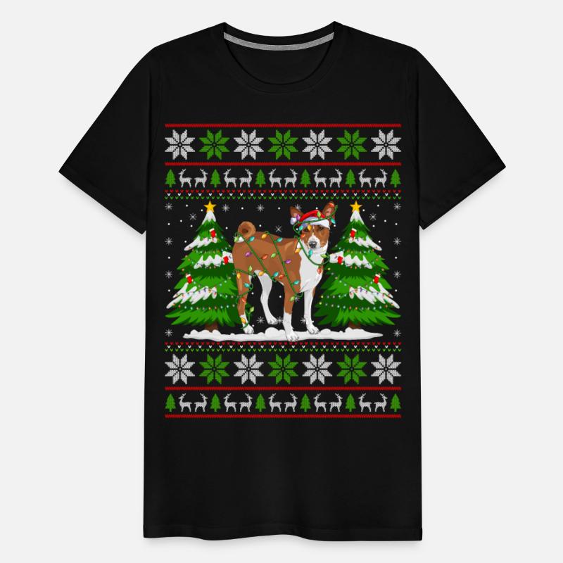 Basenji Dog Christmas Tree Lights