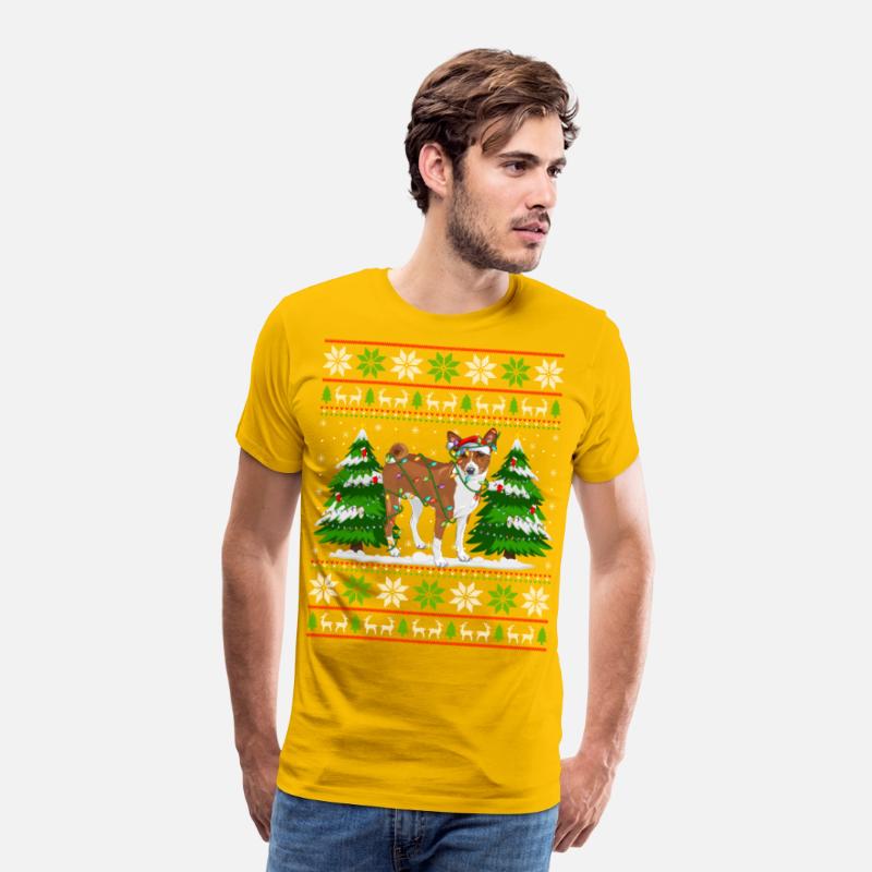 Basenji Dog Christmas Tree Lights