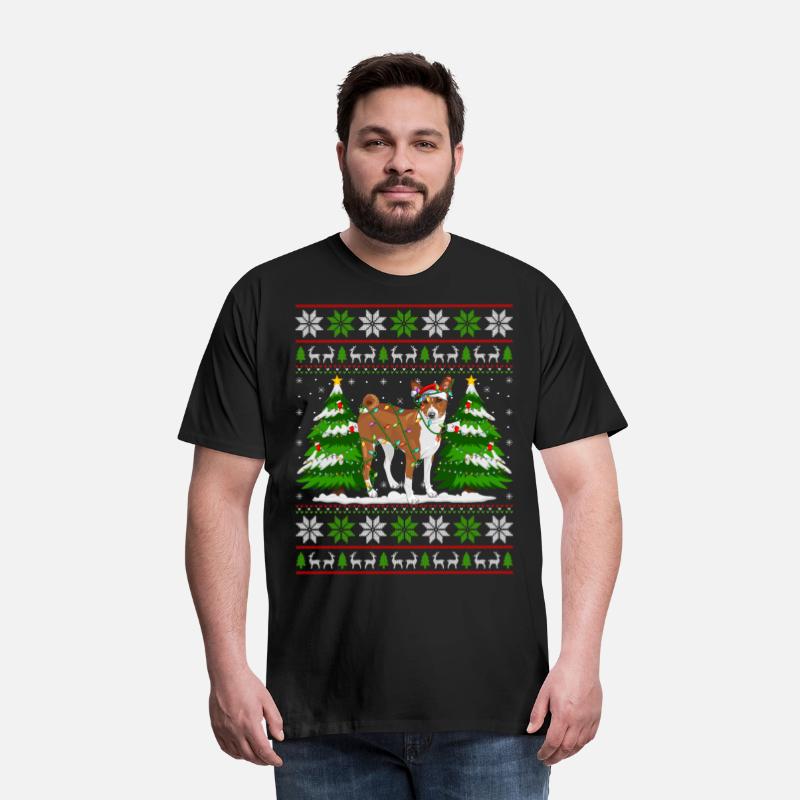 Basenji Dog Christmas Tree Lights