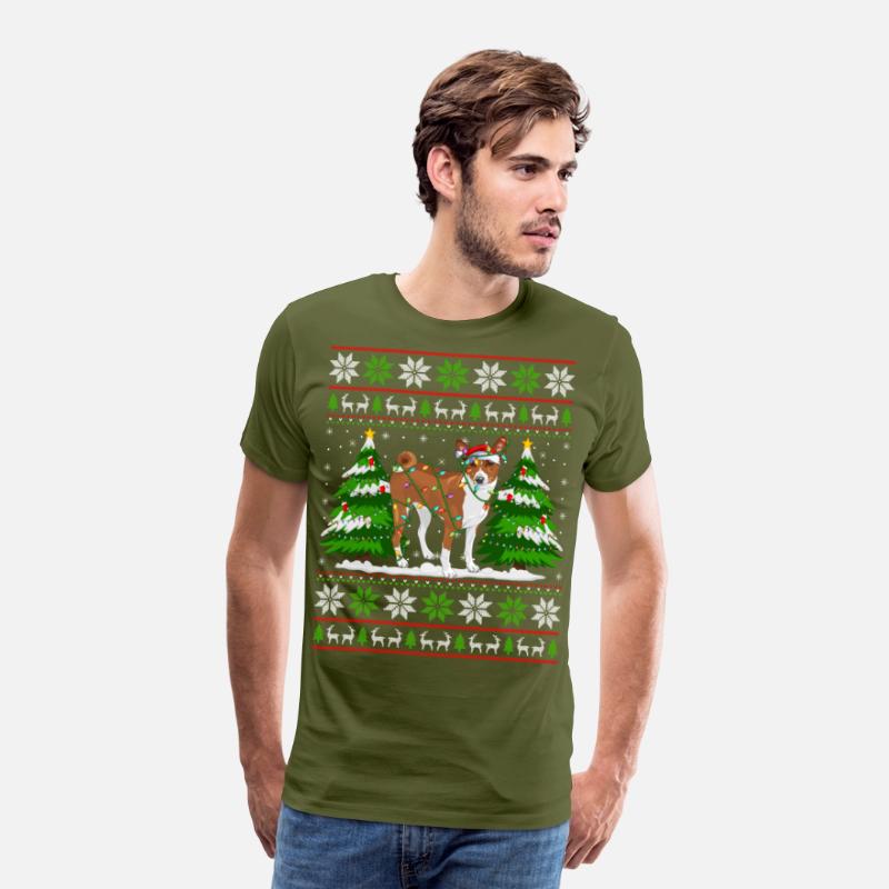 Basenji Dog Christmas Tree Lights