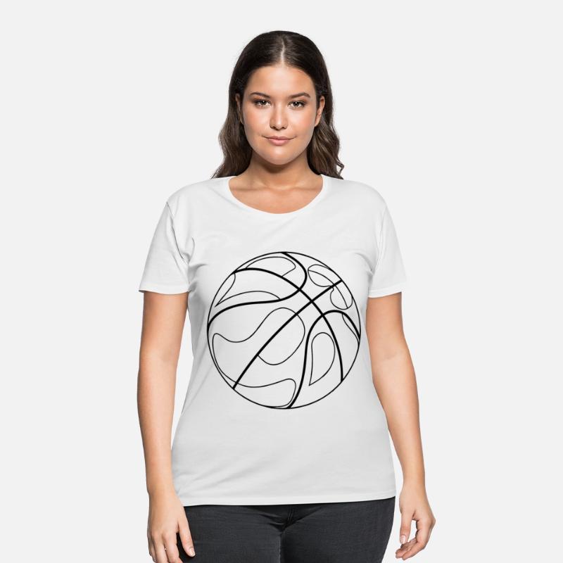 Basketball Ball One Line Drawing