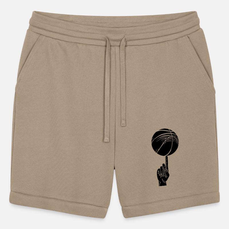 basketball spinning on finger in single color